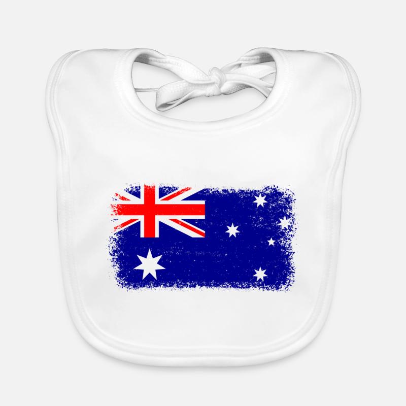 Australien, Flag from Australia Baby Bio-Lätzchen