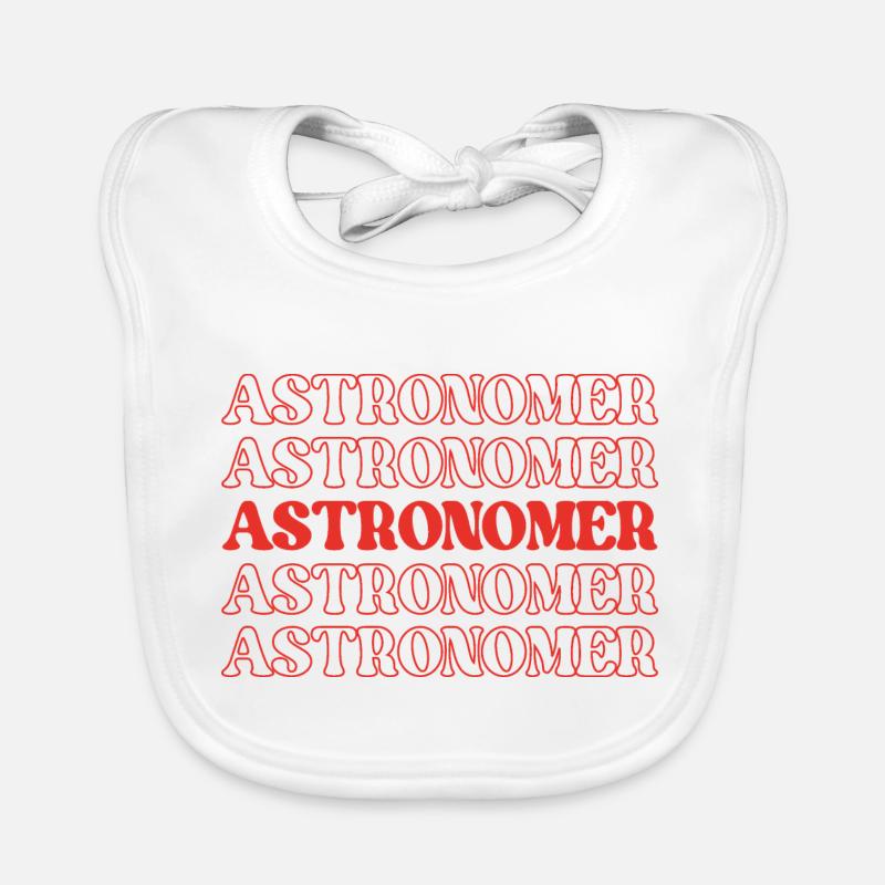 Astronomer Stargazer Celestial observer Organic Baby Bibs