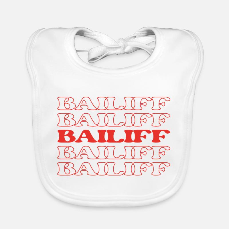 Bailiff Sheriff Marshall Law officer Constable Organic Baby Bibs