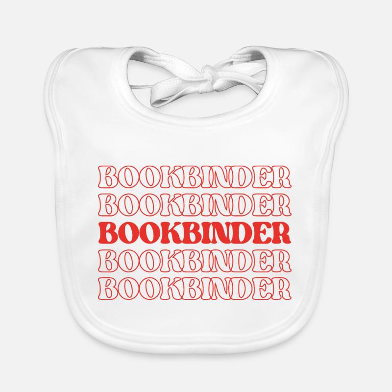 Buchbinder Buchbinder Buchflicker Buchflicker Baby Bio-Lätzchen