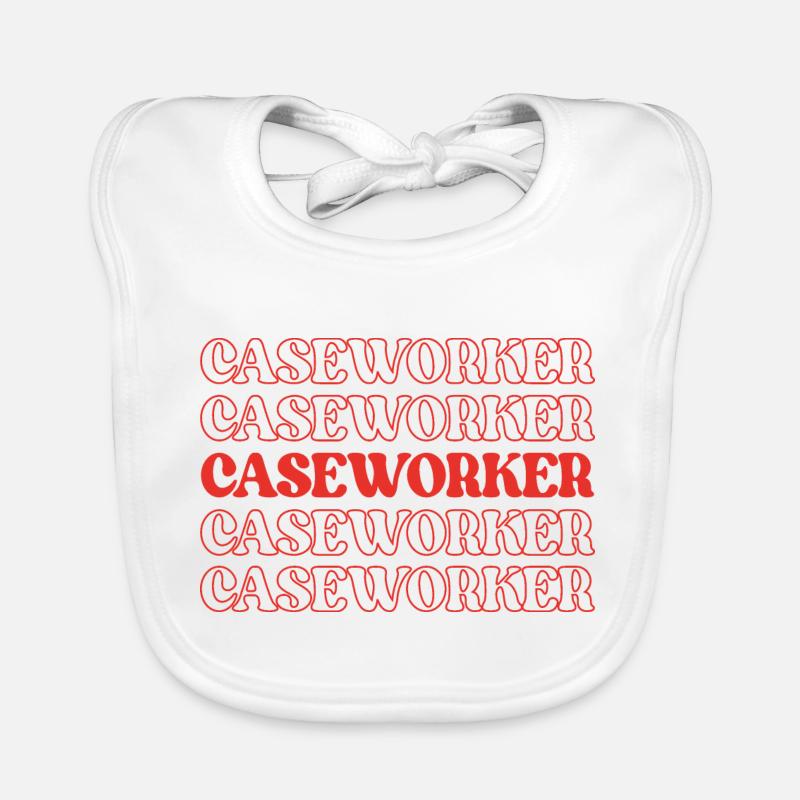 Caseworker Social Worker Case Manager Social Organic Baby Bibs