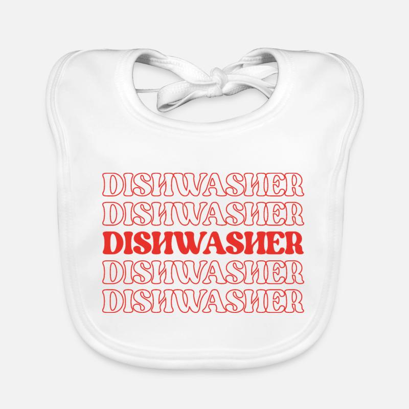 Dishwasher Kitchen Helper Dish Cleaner Dish Organic Baby Bibs