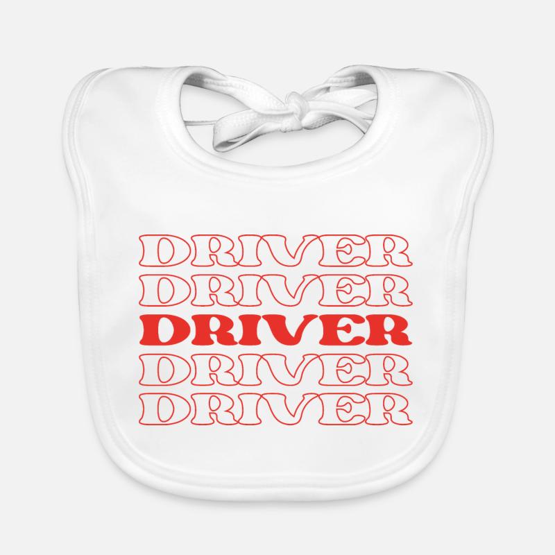 Driver Chauffeur Motorist Operator Pilot Organic Baby Bibs