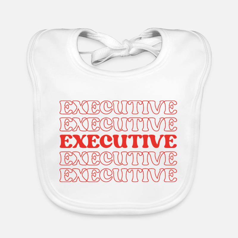 Dirigeant exécutif Chef Superviseur Gestionnaire Bavoir bio Bébé