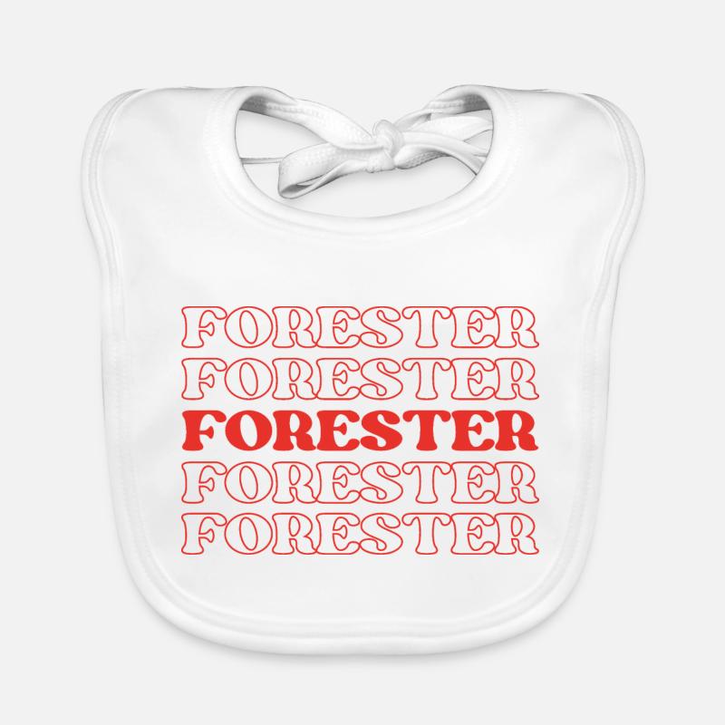 Förster, Naturschützer, Waldmanager Baby Bio-Lätzchen