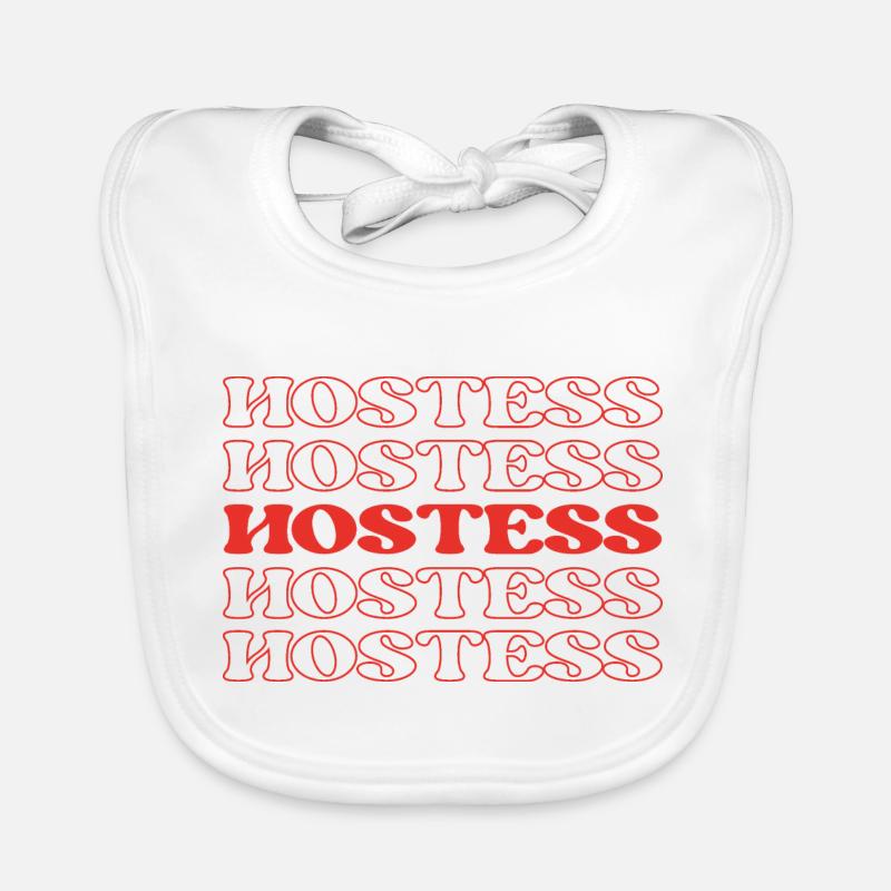 Hostess Presenter Anchor Speaker Broadcaster Organic Baby Bibs