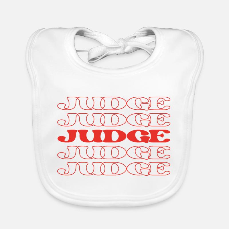 Judge Magistrate Justice Arbiter Adjudicator Organic Baby Bibs