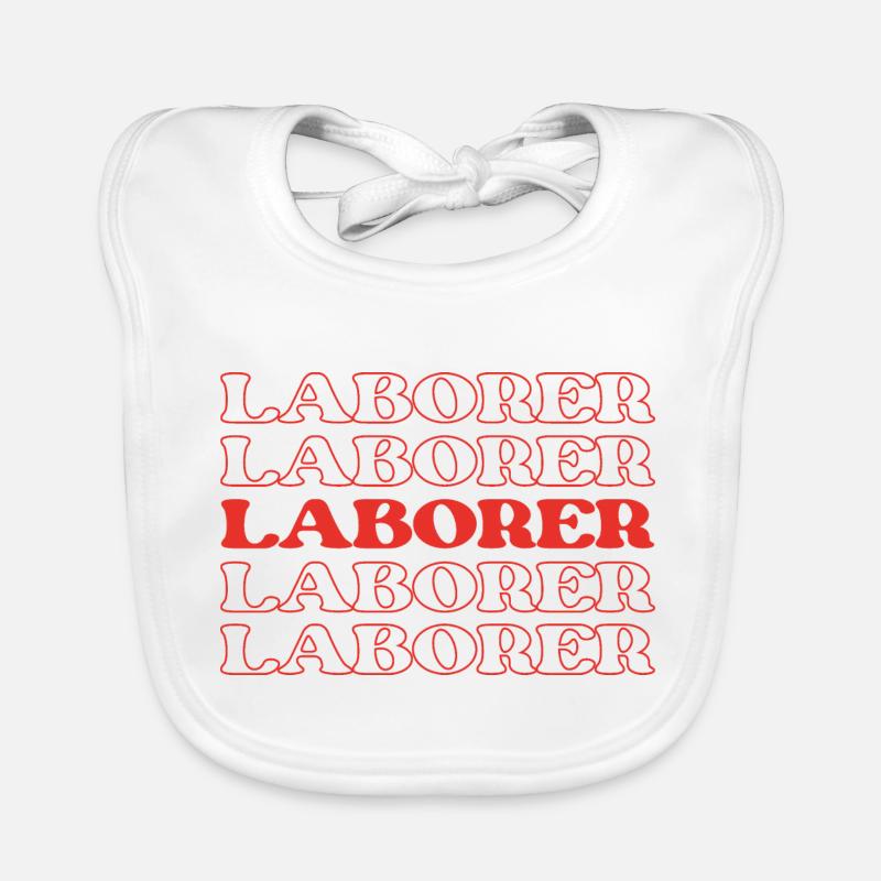 Arbeiter Arbeiter Handwerker Arbeiter Baby Bio-Lätzchen