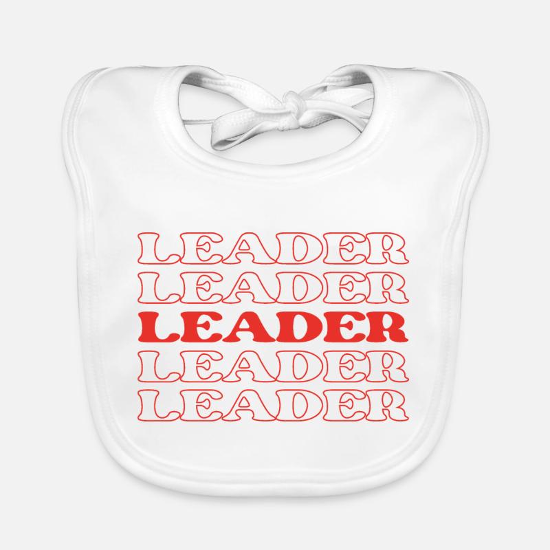 Leader Chef Superviseur Gestionnaire Bavoir bio Bébé