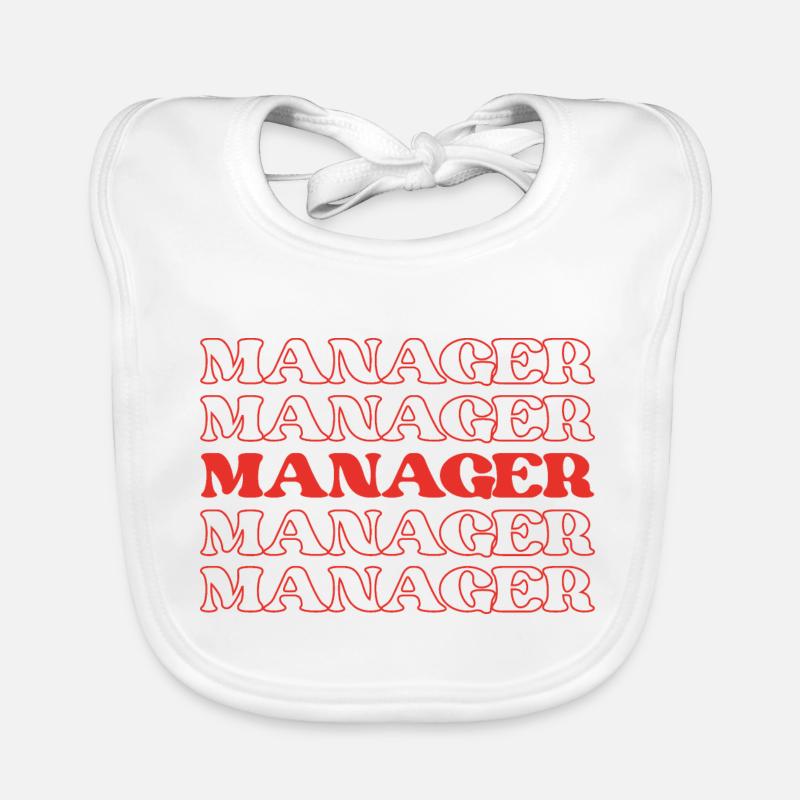 Gestionnaire, Leader, Superviseur, Chef de la direction Bavoir bio Bébé