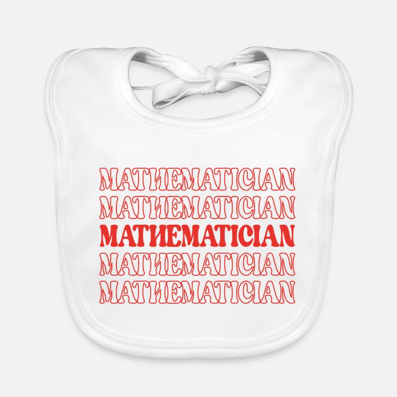 Mathematiker Mathe-Experte Mathe-Genie Baby Bio-Lätzchen