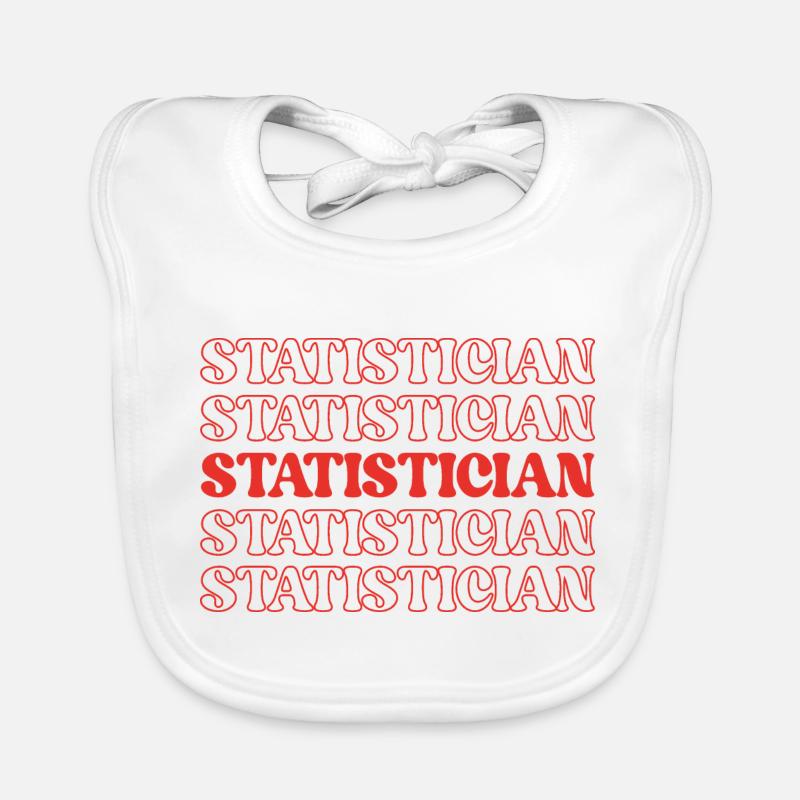Zahlen von Statistician Stat Expert Data Analyst Baby Bio-Lätzchen