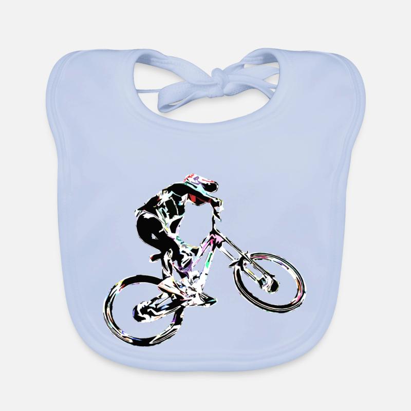 vtt descente Bavoir bio Bébé