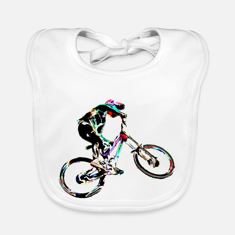 vtt descente Bavoir bio Bébé