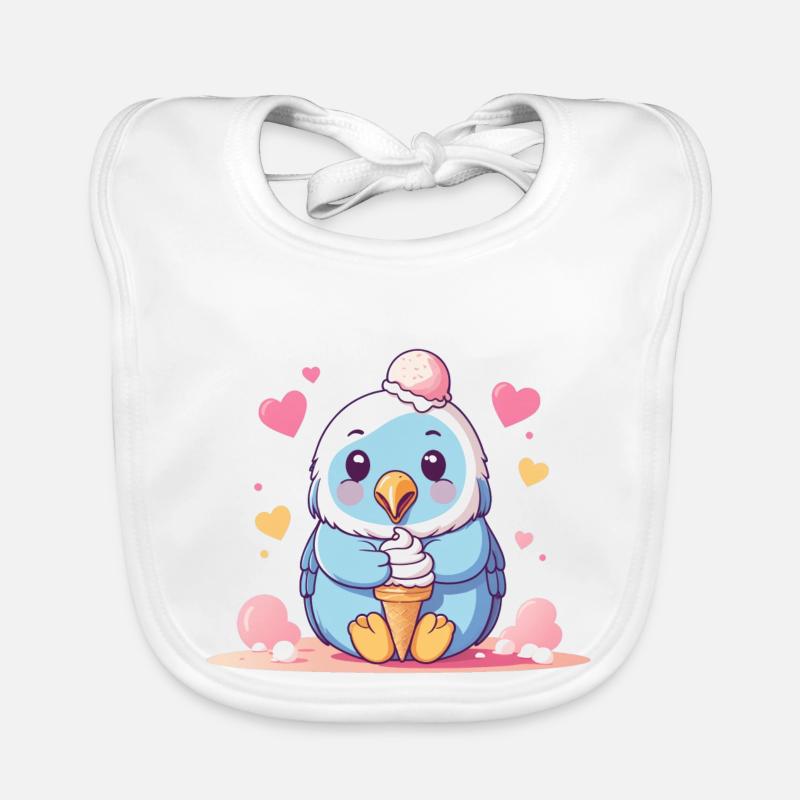 Fluffy Ice Power Organic Baby Bibs