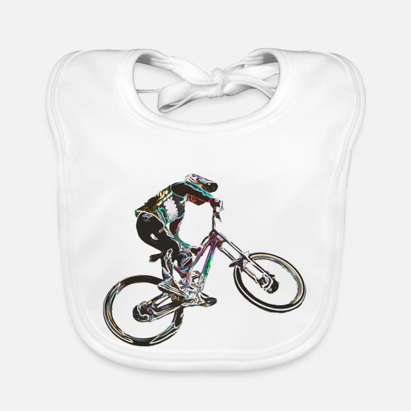 MTB-Abfahrt Baby Bio-Lätzchen