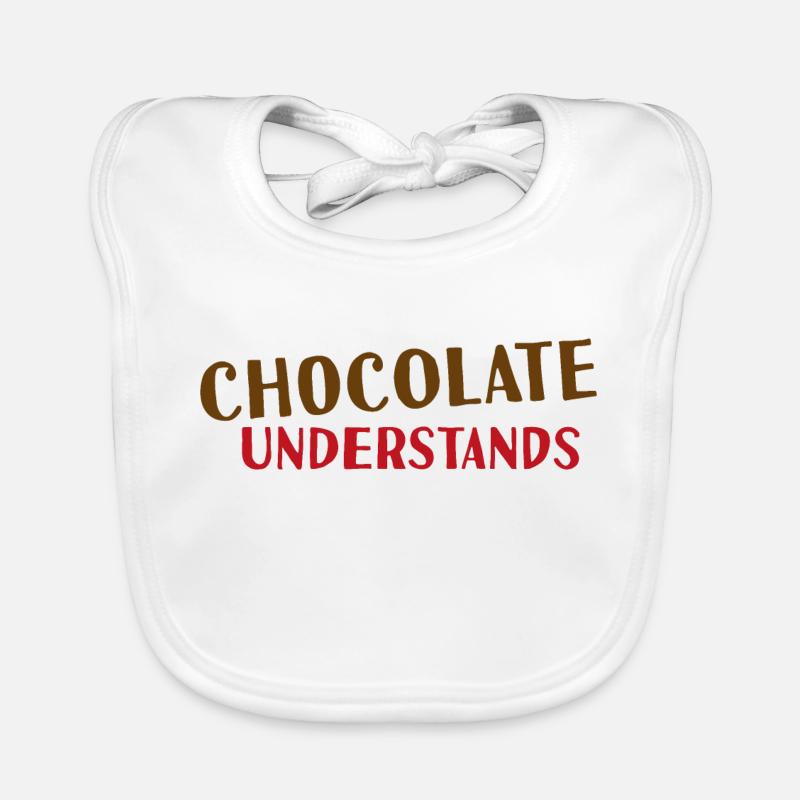 Chocolate understands Organic Baby Bibs
