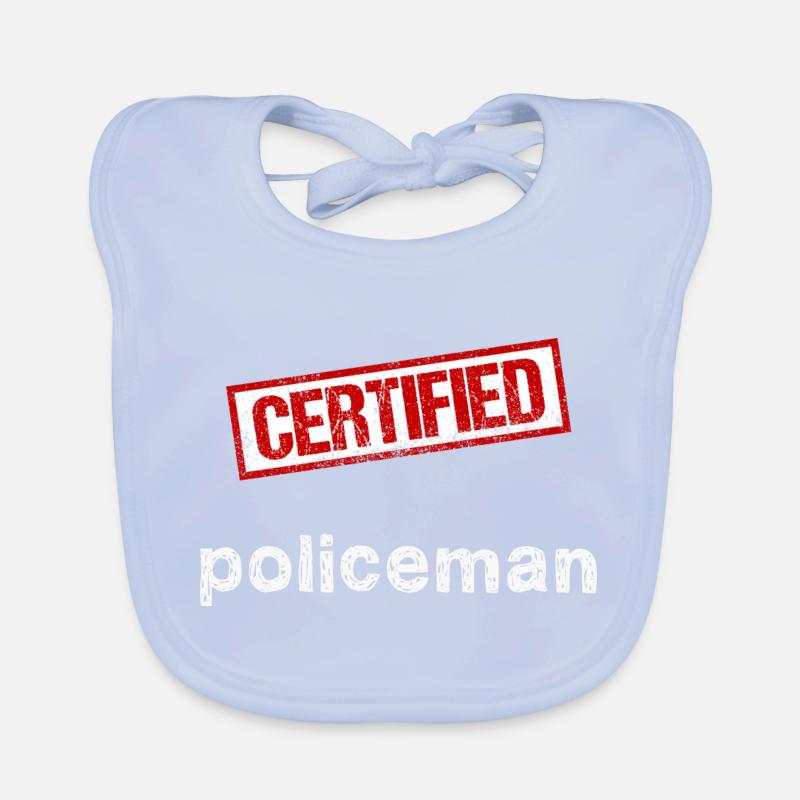 Policeman Organic Baby Bibs