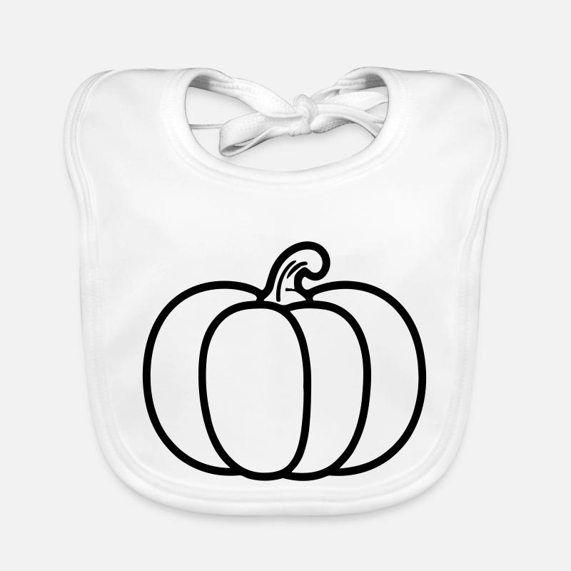 Kürbis Baby Bio-Lätzchen