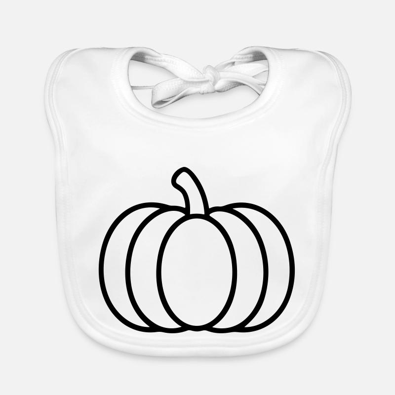 Kürbis Baby Bio-Lätzchen