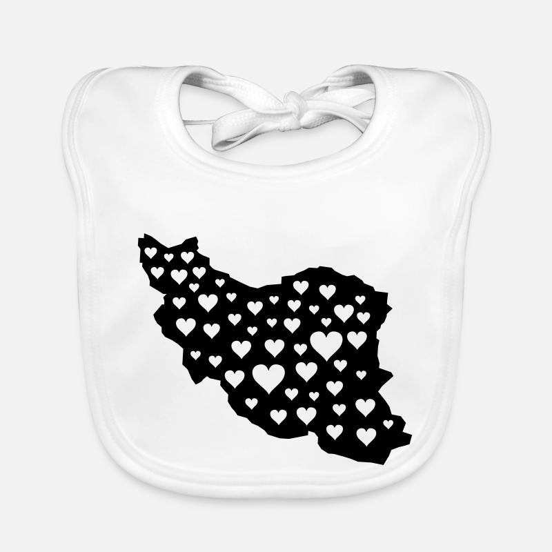 Iran Amour 01 Bavoir bio Bébé