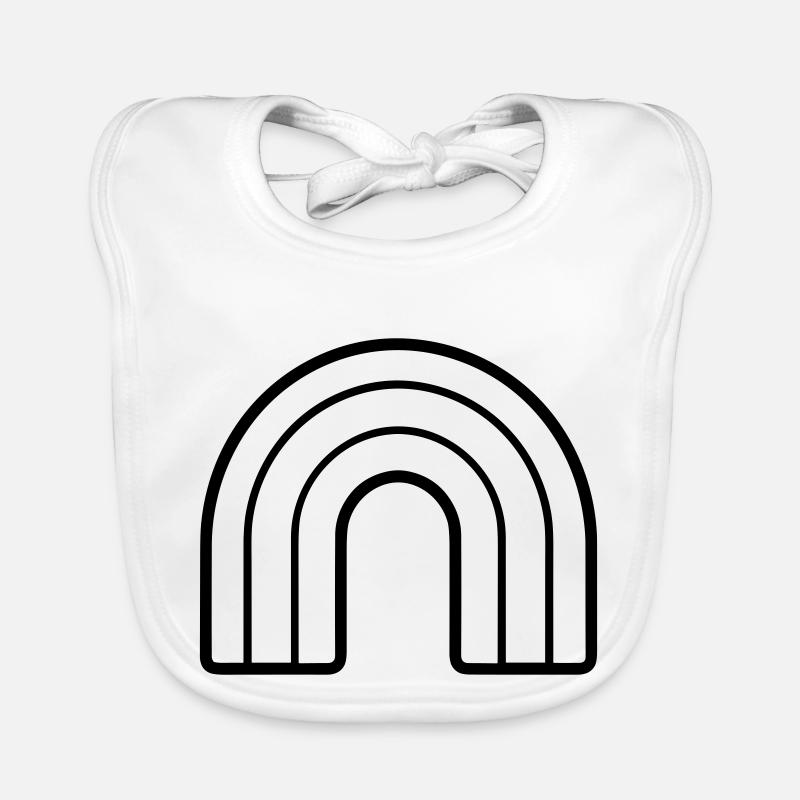 Rainbow Organic Baby Bibs