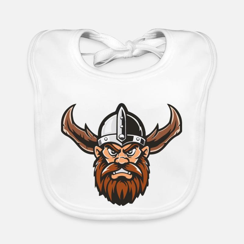 Vikings 1 Bavoir bio Bébé