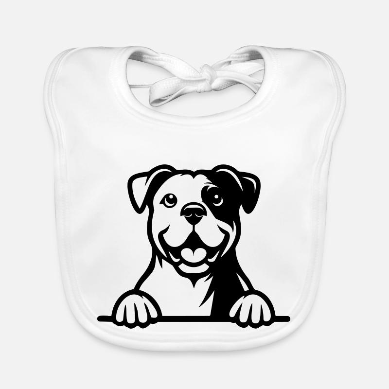 Bouledogue américain Bavoir bio Bébé