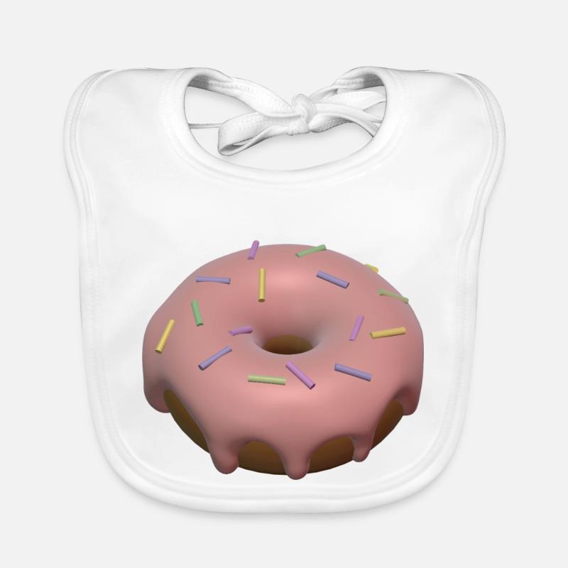 Beignet 3D Bavoir bio Bébé