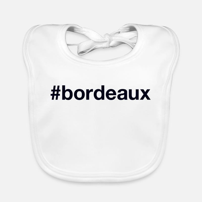 BORDEAUX Hashtag Organic Baby Bibs