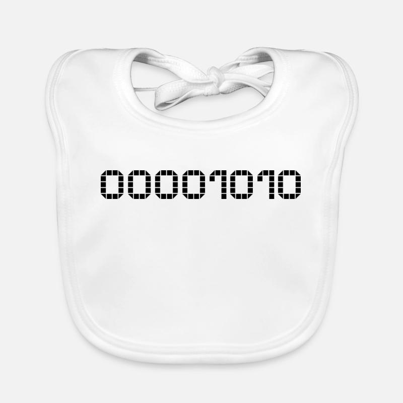 Notation binaire - 10 Bavoir bio Bébé