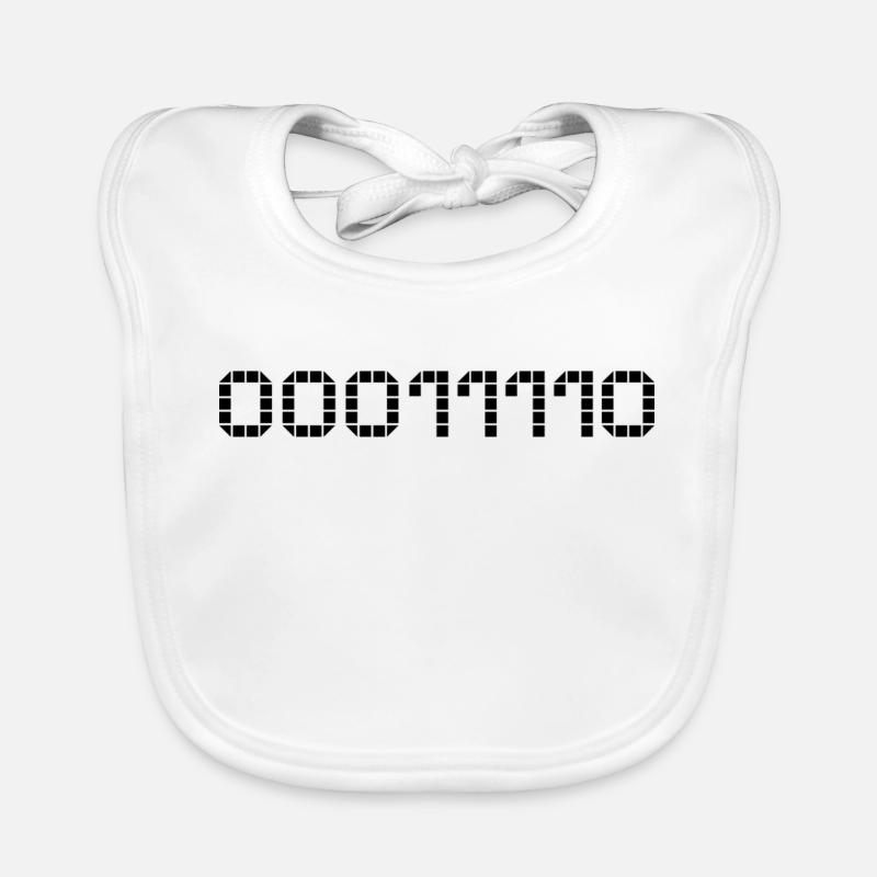 Binary notation - 30 Organic Baby Bibs