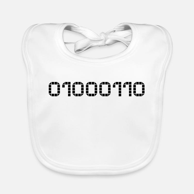 Binary notation - 70 Organic Baby Bibs
