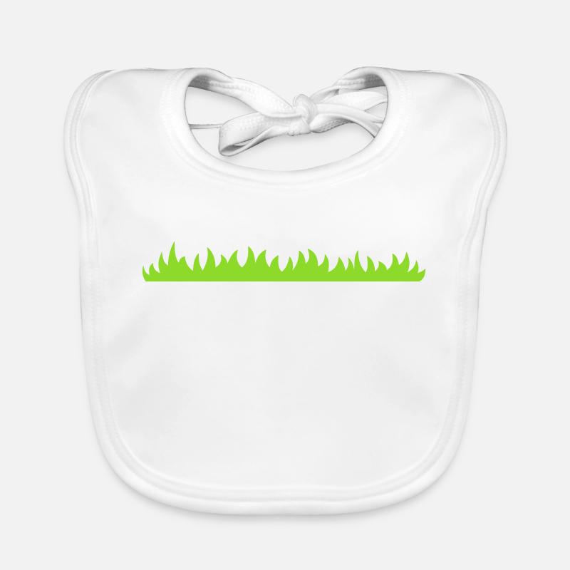 Gras oder Rasen Baby Bio-Lätzchen