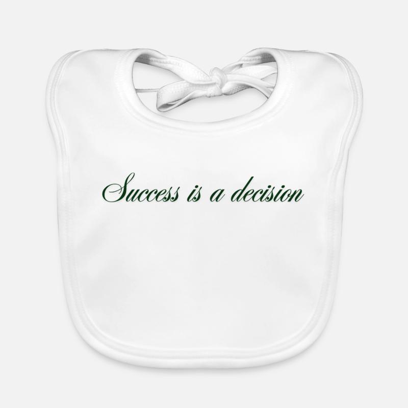 Success_is_a_decision Bavoir bio Bébé