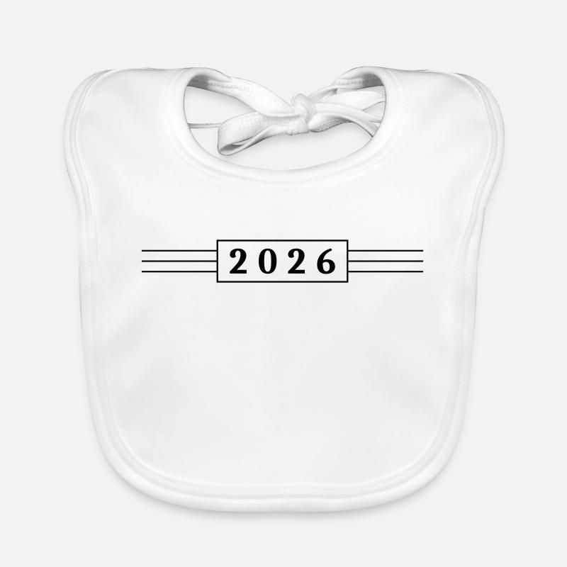 Année 2026 Bavoir bio Bébé