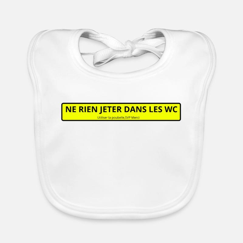 ne rien jeter  Bavoir bio Bébé