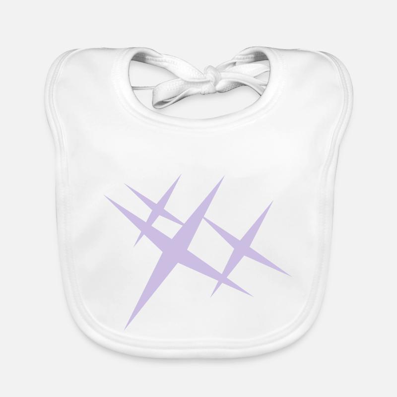 Glitzer / sparkle (1c) Organic Baby Bibs