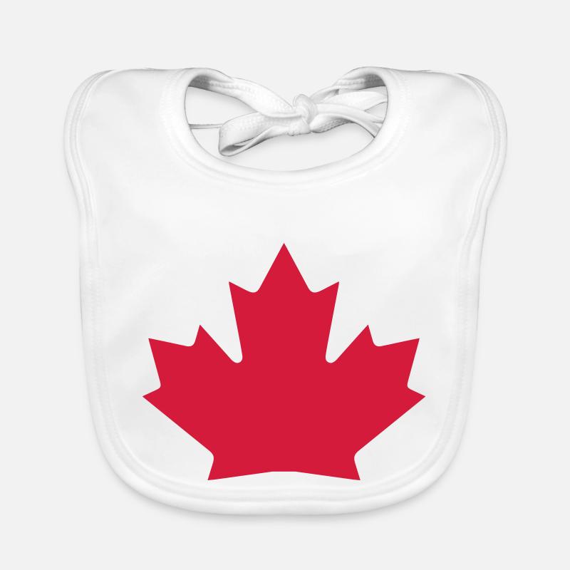 Canada Maple Leaf Baby Bio-Lätzchen