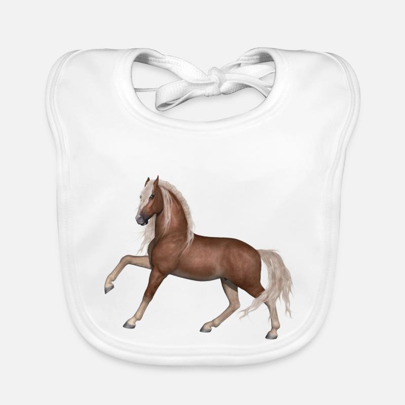 Pferd Baby Bio-Lätzchen