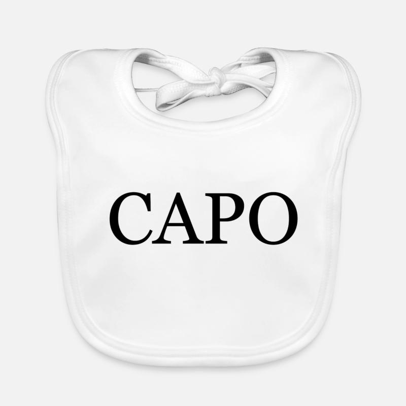 Don Detail Capo - Baby Bio-Lätzchen - Weiß
