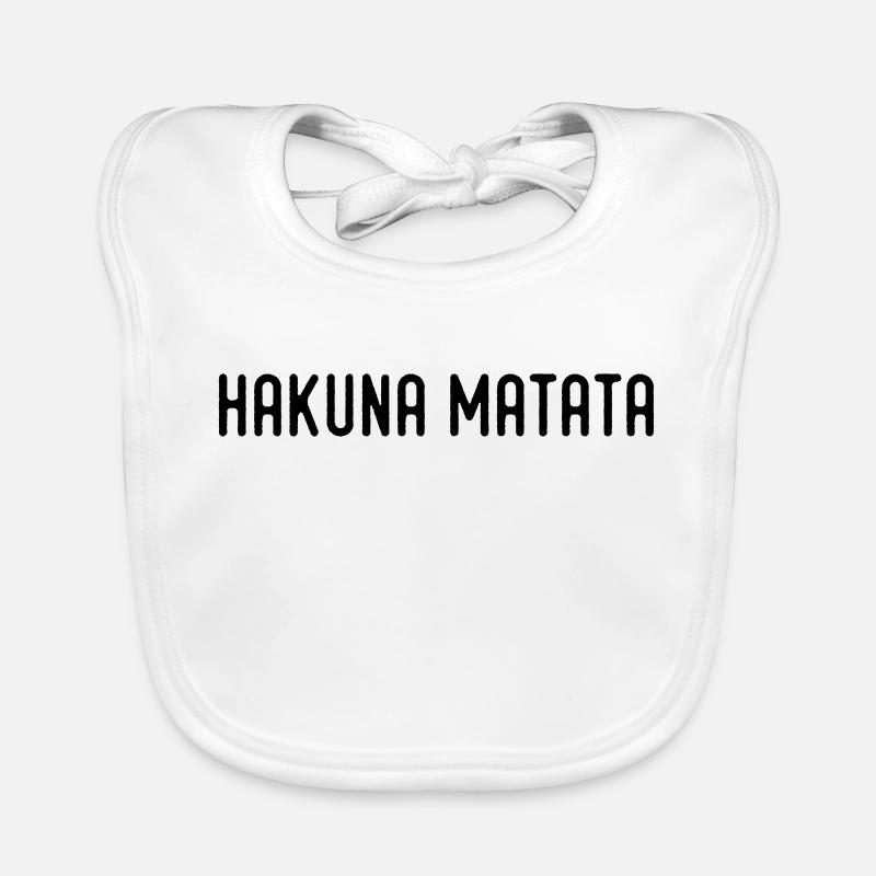 HakunaMatata pas de problème Bavoir bio Bébé