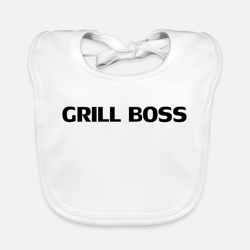 Barbecue,cuisinier,chef,de la viande,Boss,saucisse Bavoir bio Bébé