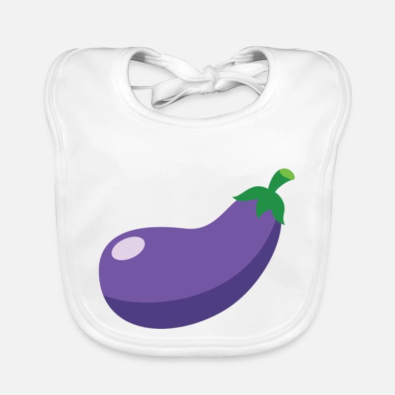 Eggplant Organic Baby Bibs