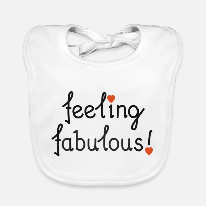 se sentir fabuleux! Bavoir bio Bébé