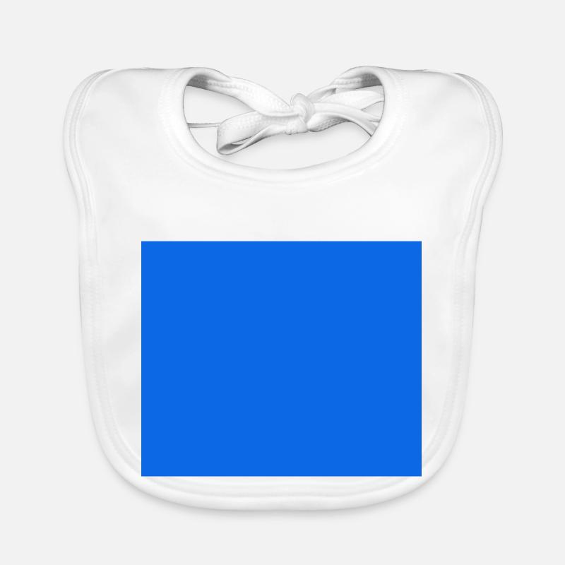 Rectangle Blue Color Organic Baby Bibs