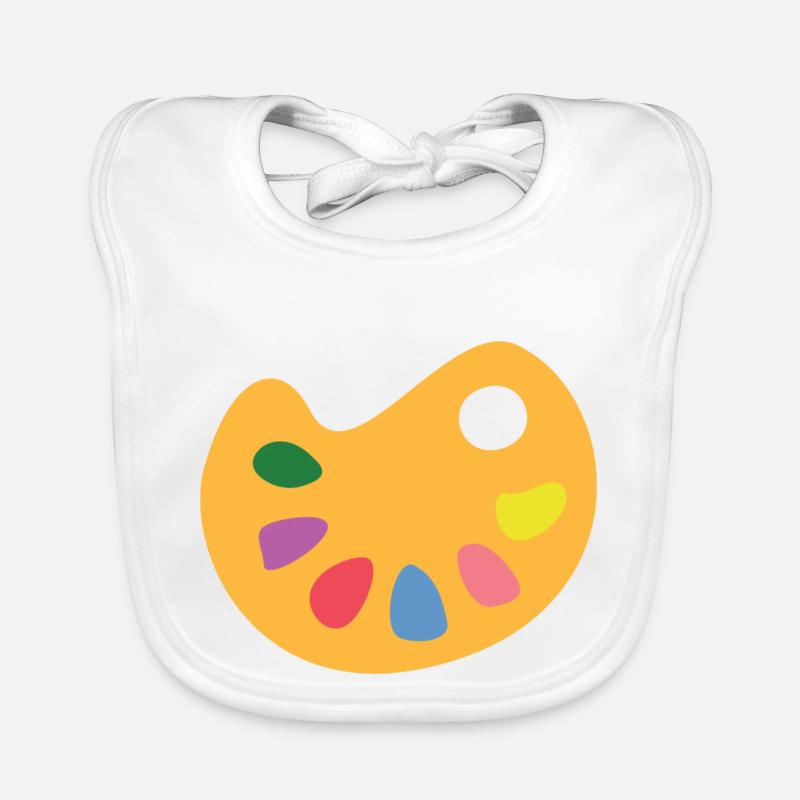 Palette d’art Bavoir bio Bébé