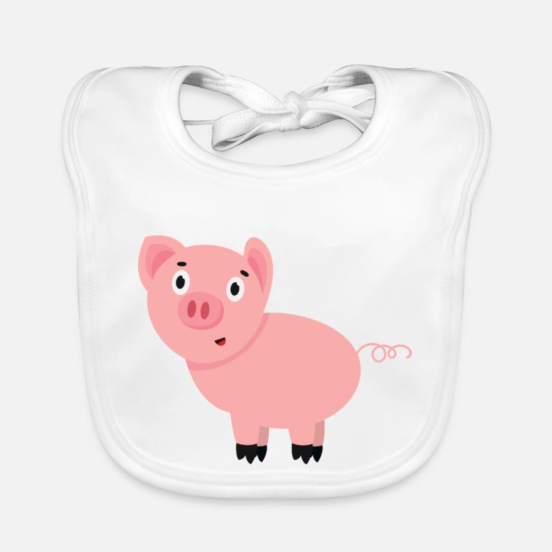Cochon Bavoir bio Bébé