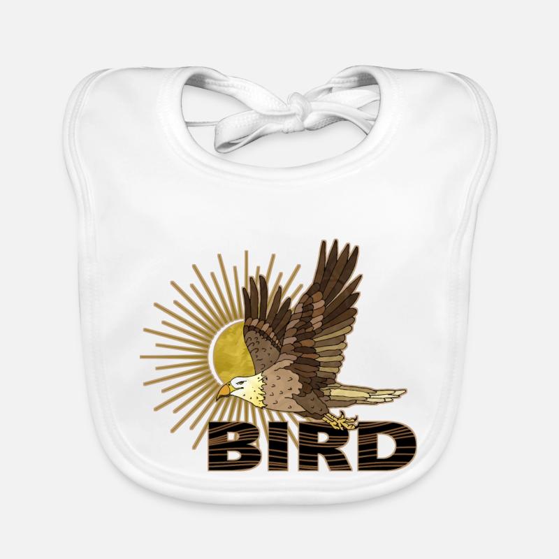 Oiseau de proie Bavoir bio Bébé