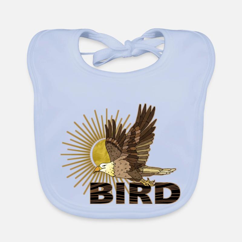 Greifvogel Baby Bio-Lätzchen